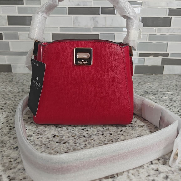 Kate Spade Phoebe Mini Top Handle Crossbody in Red - Picture 6 of 14
